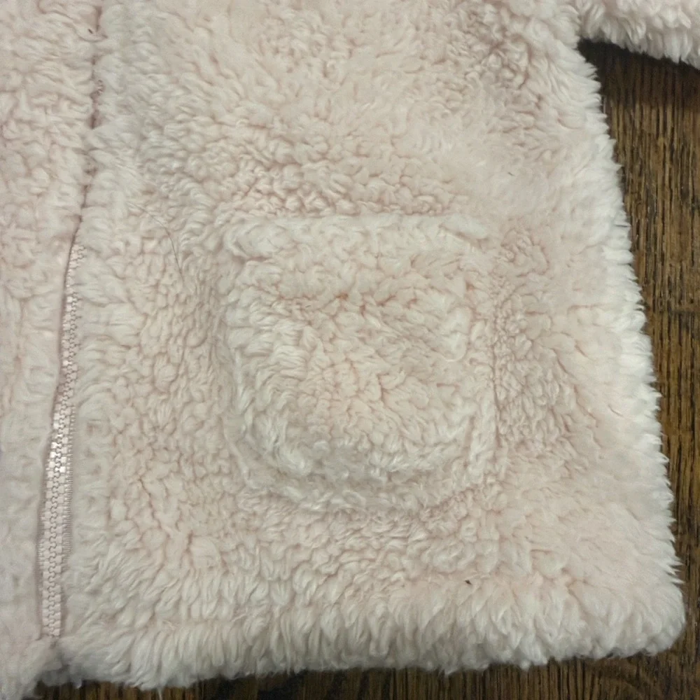 Pink Fleece Hooded Jacket Toddler Girls 18 Months